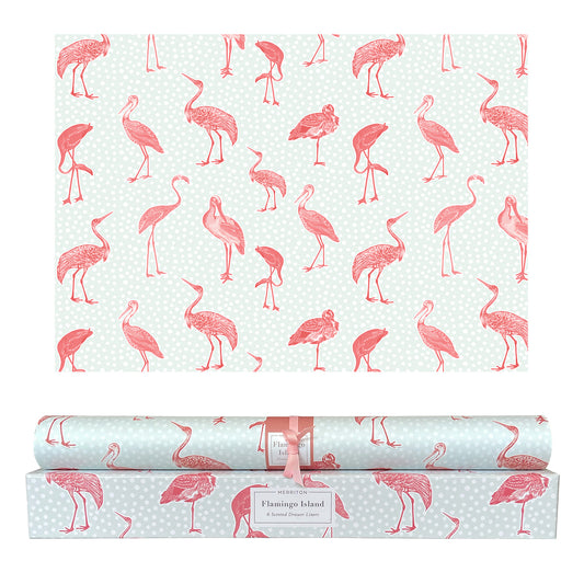 Merriton Scented Drawer Liners, Flamingo Island Main