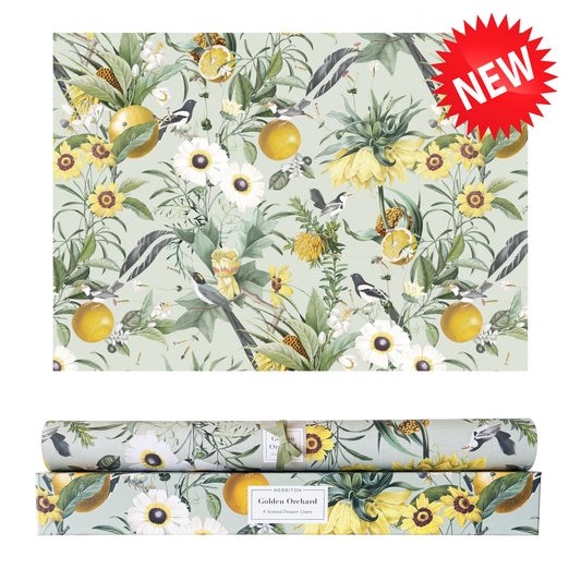 Golden Orchard Scented Drawer Liners