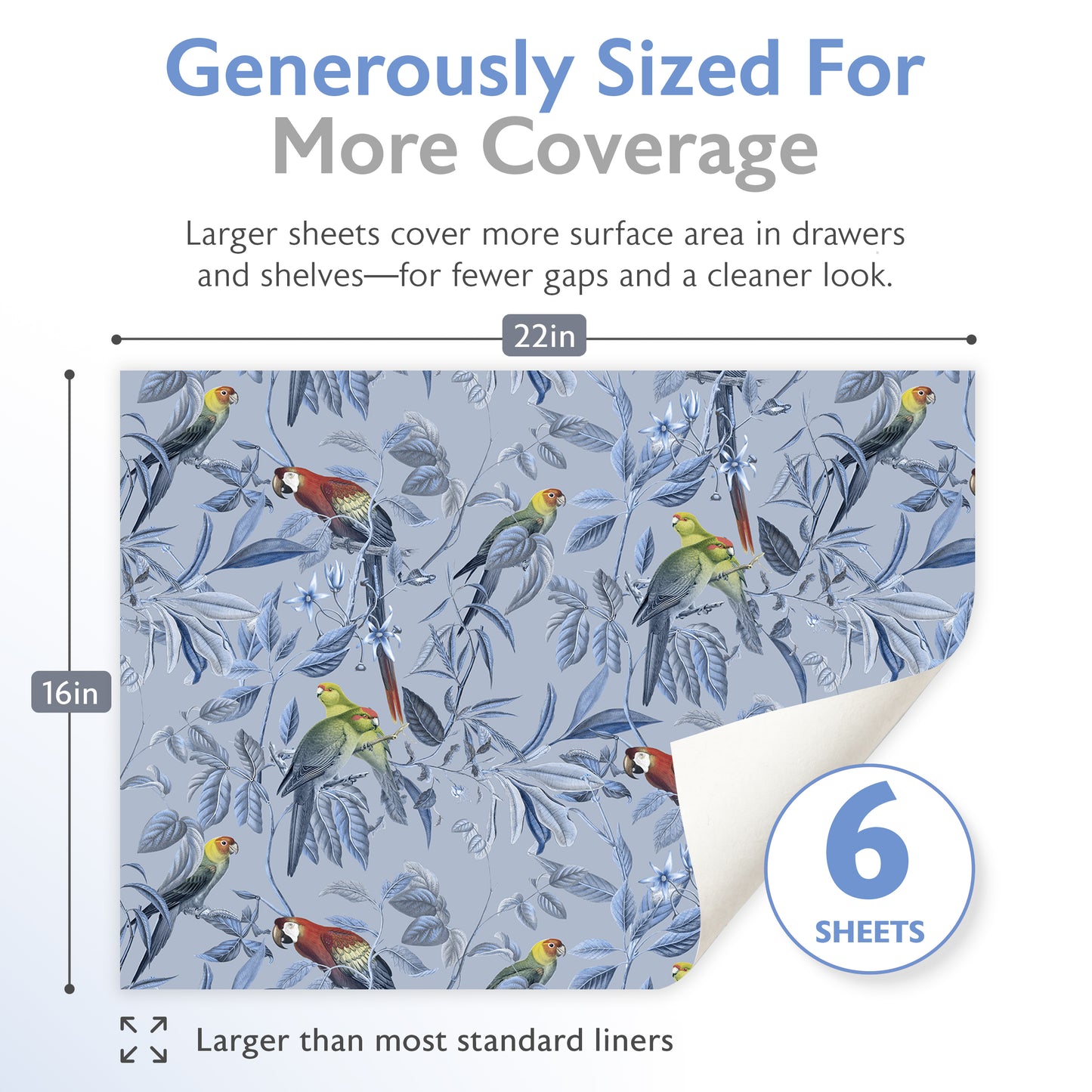Azure Aviary Scented Drawer Liners