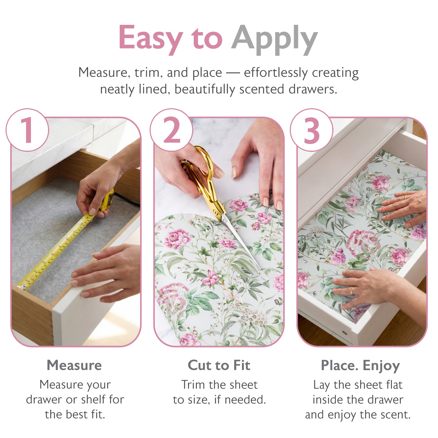 Garden Reverie Scented Drawer Liners